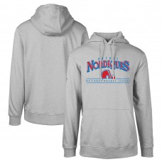 Толстовка Quebec Nordiques Levelwear Gray Retro Podium Spellout