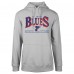 Толстовка St. Louis Blues Levelwear Retro Podium Spellout - Gray