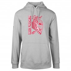 Толстовка Detroit Red Wings Levelwear Retro Podium Netminder - Heather Gray