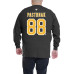 Свитшот Boston Bruins David Pastrnak Profile Black Big & Tall Name & Number Thermal Pullover