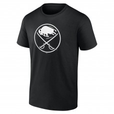 Buffalo Sabres Black Personalized Name & Number Monochrome T-Shirt