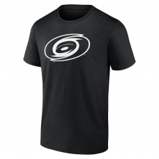 Carolina Hurricanes Black Personalized Name & Number Monochrome T-Shirt