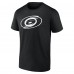 Carolina Hurricanes Black Personalized Name & Number Monochrome T-Shirt