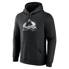 Colorado Avalanche Black Personalized Name & Number Monochrome Pullover Hoodie Colorado Avalanche Black Personalized Name & Number Monochrome Pullover Hoodie