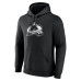 Colorado Avalanche Black Personalized Name & Number Monochrome Pullover Hoodie