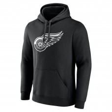 Толстовка Detroit Red Wings Personalized Name & Number Monochrome - Black