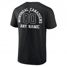 Футболка Montreal Canadiens Personalized Name & Number Monochrome - Black
