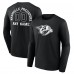 Nashville Predators Black Personalized Name & Number Monochrome Long Sleeve T-Shirt