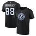 Футболка Tampa Bay Lightning Andrei Vasilevskiy Fanatics Black Authentic Stack Name & Number
