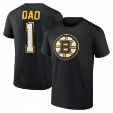 Футболка Boston Bruins Fathers Day #1 Dad - Black