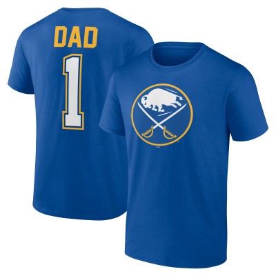 Футболка Buffalo Sabres Fathers Day #1 Dad - Royal