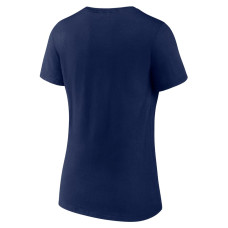 Женская футболка Florida Panthers Navy Americana Team V-Neck