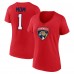 Футболка Florida Panthers Womens Mothers Day #1 Mom V-Neck - Red