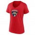 Футболка Florida Panthers Womens Mothers Day #1 Mom V-Neck - Red
