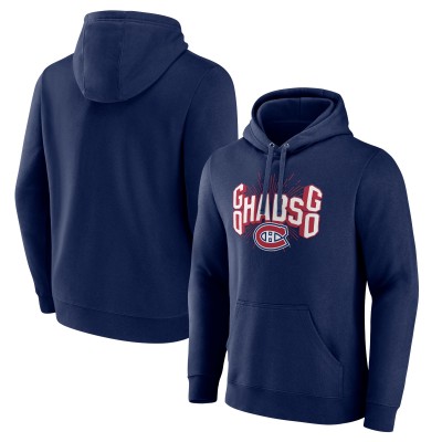 Montreal Canadiens Navy Native Pullover Hoodie