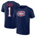 Футболка Montreal Canadiens Fathers Day #1 Dad - Navy