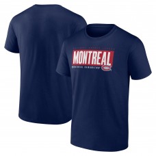 Футболка Montreal Canadiens Blocked Out - Navy