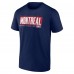Футболка Montreal Canadiens Blocked Out - Navy