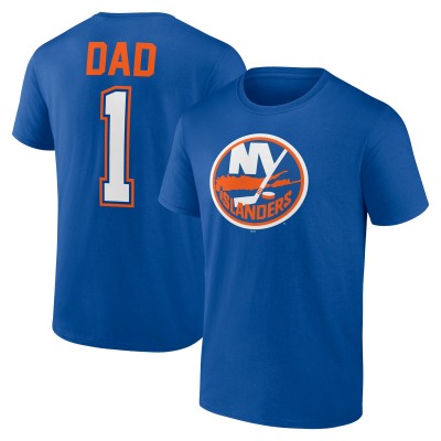 New York Islanders Royal Fathers Day #1 Dad T-Shirt