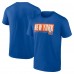 New York Islanders Royal Blocked Out T-Shirt New York Islanders Royal Blocked Out T-Shirt