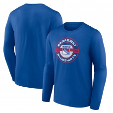 New York Rangers Blue Native Long Sleeve T-Shirt New York Rangers Blue Native Long Sleeve T-Shirt