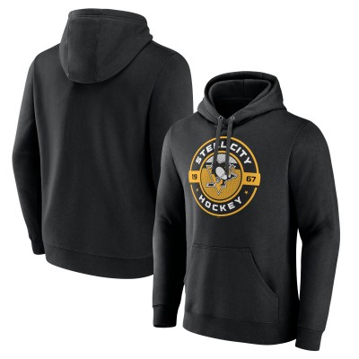 Pittsburgh Penguins Black Native Pullover Hoodie