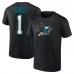 Футболка San Jose Sharks Fathers Day #1 Dad - Black