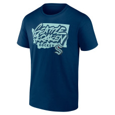 Seattle Kraken Deep Sea Blue Domain T-Shirt Seattle Kraken Deep Sea Blue Domain T-Shirt