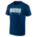Seattle Kraken Deep Sea Blue Blocked Out T-Shirt