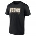 Футболка Vegas Golden Knights Blocked Out - Black