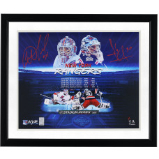 Фото с автографом Igor Shesterkin & Henrik Lundqvist New York Rangers Fanatics Authentic 16 x 20 Outdoor Stylized - Signed in Red - Limited Edition #1/1 Фото с автографом Igor Shesterkin & Henrik Lundqvist New York Rangers Fanatics Authentic 16 x 20 Outdoor Stylized - Signed in Red - Limited Edition #1/1