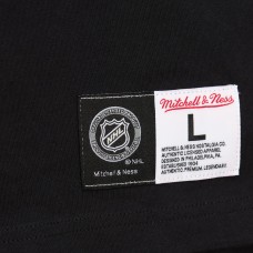 Футболка Pittsburgh Penguins Mario Lemieux Mitchell & Ness Black Premium Nickname Vintage Logo