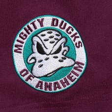 Футболка Teemu Selanne Anaheim Ducks Mitchell & Ness Premium Nickname Vintage Logo - Purple