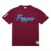 Футболка Peter Forsberg Colorado Avalanche Mitchell & Ness Premium Nickname Vintage Logo - Burgundy