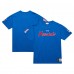 Футболка Mark Messier New York Rangers Mitchell & Ness Premium Nickname Vintage Logo - Blue