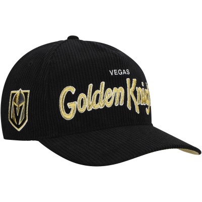 Бейсболка Vegas Golden Knights 47 Black Crosstown Corduroy Hitch