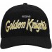 Бейсболка Vegas Golden Knights 47 Black Crosstown Corduroy Hitch