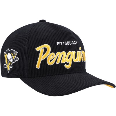 Бейсболка Pittsburgh Penguins 47  Crosstown Corduroy Hitch - Black