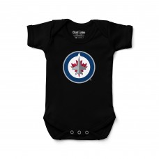 Newborn & Малышам Winnipeg Jets Chad & Jake Black Primary Logo Bodysuit