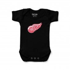 Newborn & Малышам Detroit Red Wings Chad & Jake Black Primary Logo Bodysuit