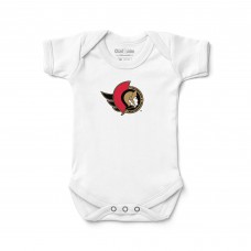 Newborn & Малышам Ottawa Senators Chad & Jake White Primary Logo Bodysuit