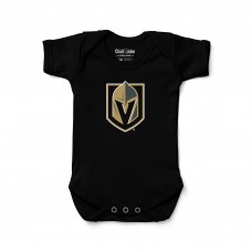 Newborn & Малышам Vegas Golden Knights Chad & Jake Black Primary Logo Bodysuit