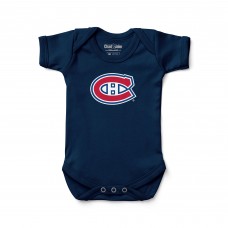 Newborn & Малышам Montreal Canadiens Chad & Jake Navy Primary Logo Bodysuit