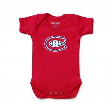 Newborn & Малышам Montreal Canadiens Chad & Jake Red Primary Logo Bodysuit