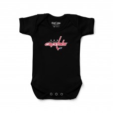Newborn & Малышам Washington Capitals Chad & Jake Black Primary Logo Bodysuit
