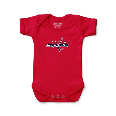 Newborn & Малышам Washington Capitals Chad & Jake Red Primary Logo Bodysuit