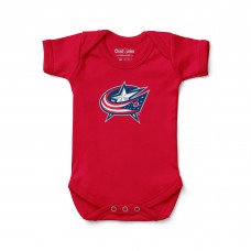 Newborn & Малышам Columbus Blue Jackets Chad & Jake Red Primary Logo Bodysuit