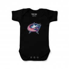 Newborn & Малышам Columbus Blue Jackets Chad & Jake Black Primary Logo Bodysuit