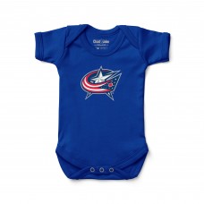 Newborn & Малышам Columbus Blue Jackets Chad & Jake Royal Primary Logo Bodysuit