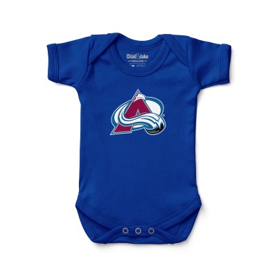 Newborn & Малышам Colorado Avalanche Chad & Jake Royal Primary Logo Bodysuit